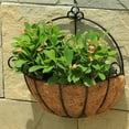 thumbnail image 7 of GadgetVLot Hanging Coconut Vegetable Flower Pot Basket Liners Planter Garden Decor Iron Art Crafts, 7 of 7
