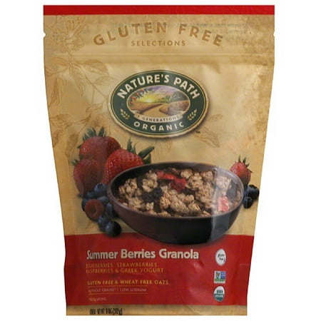 Nature's Path Organic Gluten Free Selections Summer Berries Granola, 11 oz, (Pack of