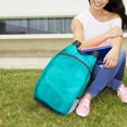 thumbnail image 4 of Backpack For Women Lightweight Foldable Backpacks Outdoor Waterproof Hiking Simplicity Bookbag Green#1, 4 of 5
