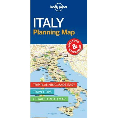 Travel guide: lonely planet italy planning map - folded map: