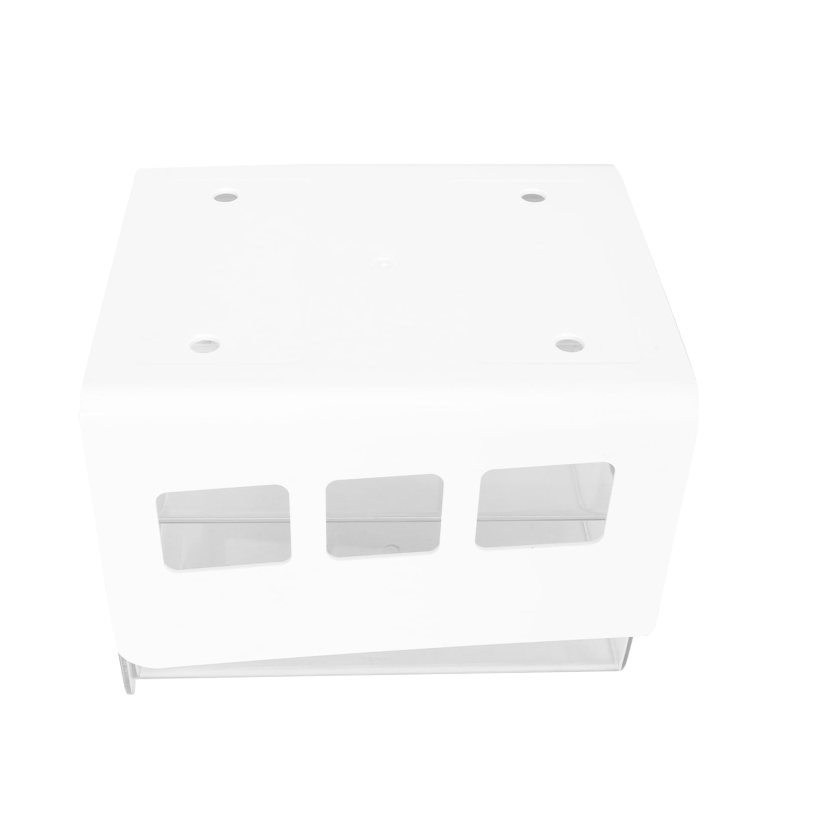BESTYASH White Under Desk Storage Drawer for Pens, Documents, and Office Supplies, Multi-Purpose Hidden Organizer 7.5x2.5x3.5 Inches