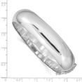 thumbnail image 4 of Auriga Fine Jewelry 925 Sterling Silver Rh-Plated 15mm Fancy Hinged Bangle for Women, 4 of 5
