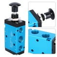 thumbnail image 4 of Hand Push Valve, Wear  2 Position Breathable Air Valve Sturdy Precise Positioning  For Industrial Supplies, 4 of 8