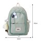 thumbnail image 3 of Bolsa Mochila Mujer Moda Gran Capacidad Mochilas Escolares Nylon para Vacaciones (Verde) Ehuebsd Para Estrenar, 3 of 9