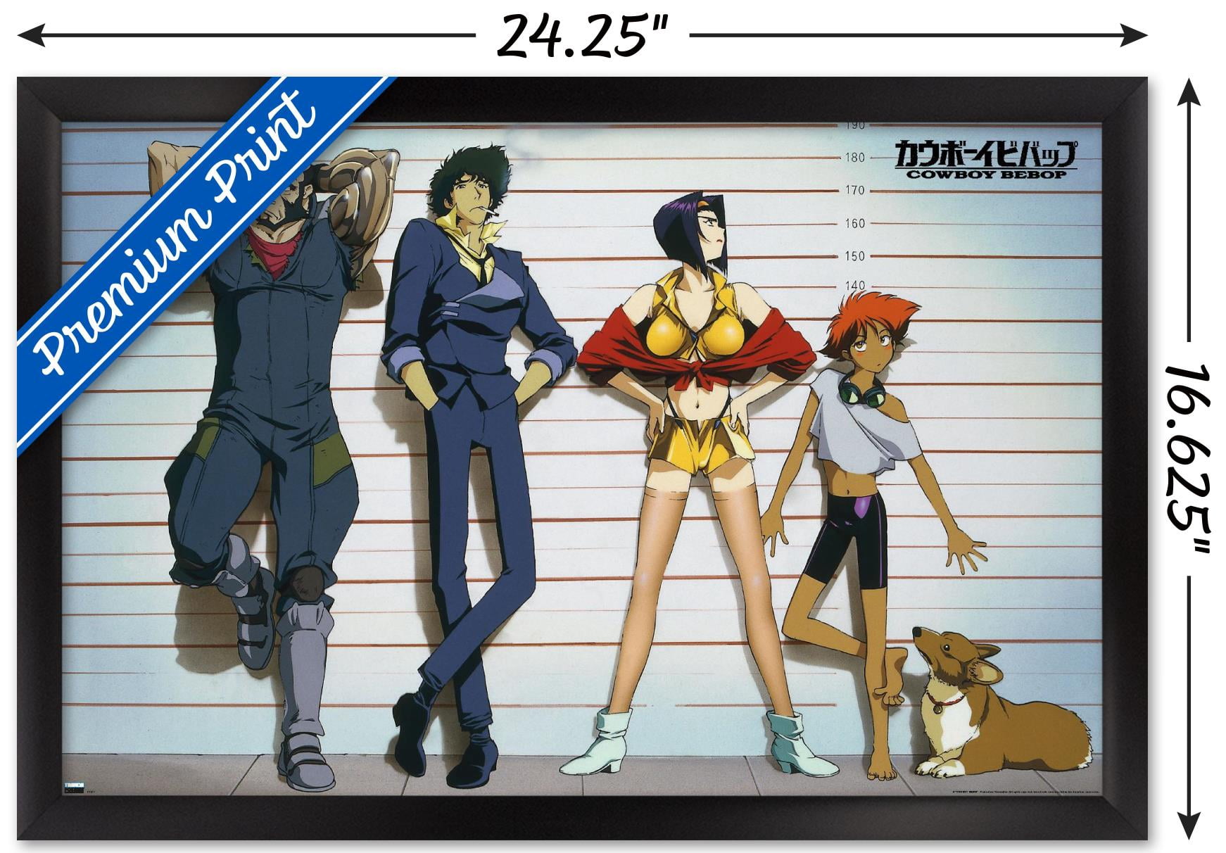 Cowboy Bebop - Heights Wall Poster, 14.725" x 22.375", Framed