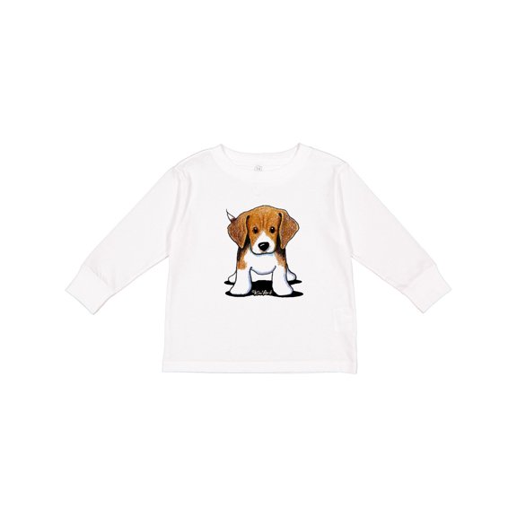 Inktastic Beagle Boys or Girls Long Sleeve Toddler T-Shirt