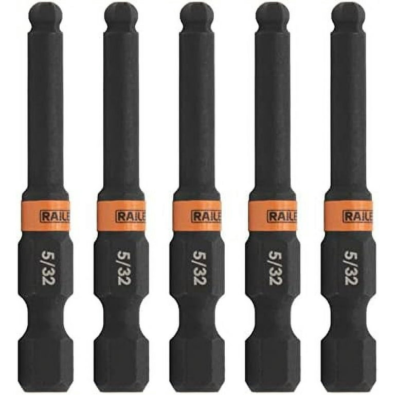 Hex 5 32 Impact Driver Bit Allen Wrench Drill Hex Bits. 1 4 Quick Release Steel 2 Inch 5 32 Hex Bits. 5 Pack Walmart