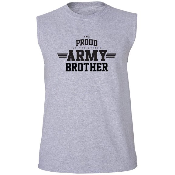 Proud United States Army BROTHER Adult Sleeveless Tee