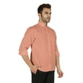 thumbnail image 3 of Bestman Formal Front Button Placket Solid Shirts For Mens Long Sleeve Regular Fit Shirt, 3 of 7