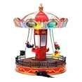 thumbnail image 2 of Musical Christmas Carousel | Animated Pre-lit Musical Carnival Snow Village | Perfect Addition to Your Christmas Indoor Decorations & Christmas Village Displays, 2 of 5