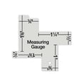 thumbnail image 4 of Dritz Quilting 14-In-1 Measuring Gauge-1/8" To 2", 4 of 4