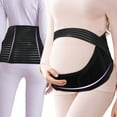 thumbnail image 3 of Faja de maternidad transpirable con soporte para la espalda para embarazadas (negro XL), 3 of 13