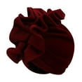 thumbnail image 4 of Awdenio Winter Women's Hats & Caps Head Wraps Ruffles Turbans Head Wraps for Women Pre-Tied Bonnet Hair Hats Beanie Cap, 4 of 6
