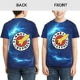 thumbnail image 3 of Futurama Planet Express Logo Teen T-Shirt Crewneck Short Sleeve Double-Sided Print Summer Tee Shirts Top For Youth Boys Girls Children Large, 3 of 7