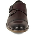 thumbnail image 7 of Stacy Adams Desmond Shoes Cap Toe Monk Strap Burgundy 25162-601, 7 of 7