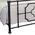 thumbnail image 2 of Open Frame Metal Tubular Queen Bed Black - Saltoro Sherpi, 2 of 6
