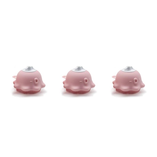 Injueey Cepillos de ducha Eliminador de polvo de baño Depurador Herramientas de cepillo de limpieza Patrón de dibujos animados de silicona de mano Type1 NO1 Injueey CBP182440