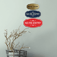thumbnail image 4 of Victorian No Re-Entry Sign (Black) - Large, 4 of 5