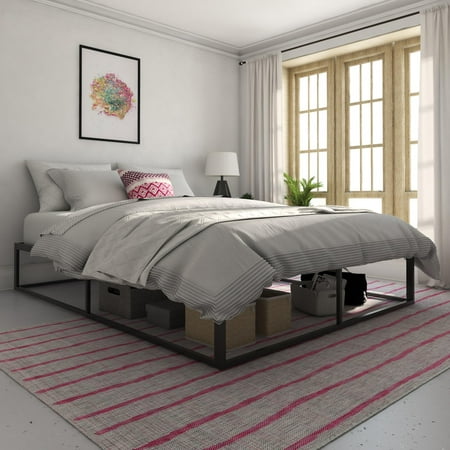 Novogratz Boutique Metal Storage Platform Bed Assembles In