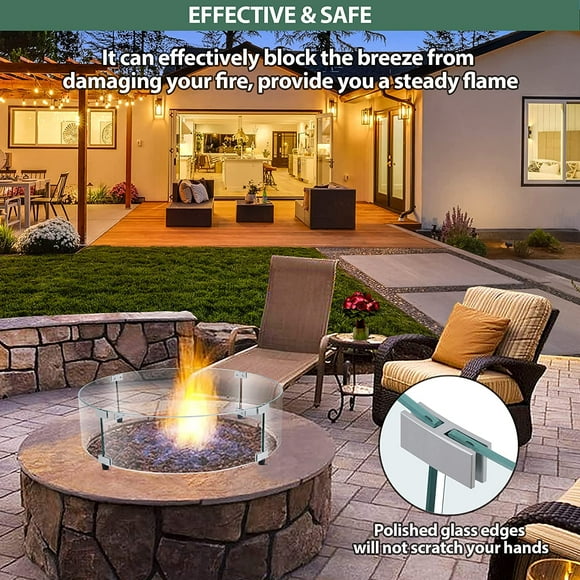 Fire Pit Wind Guard