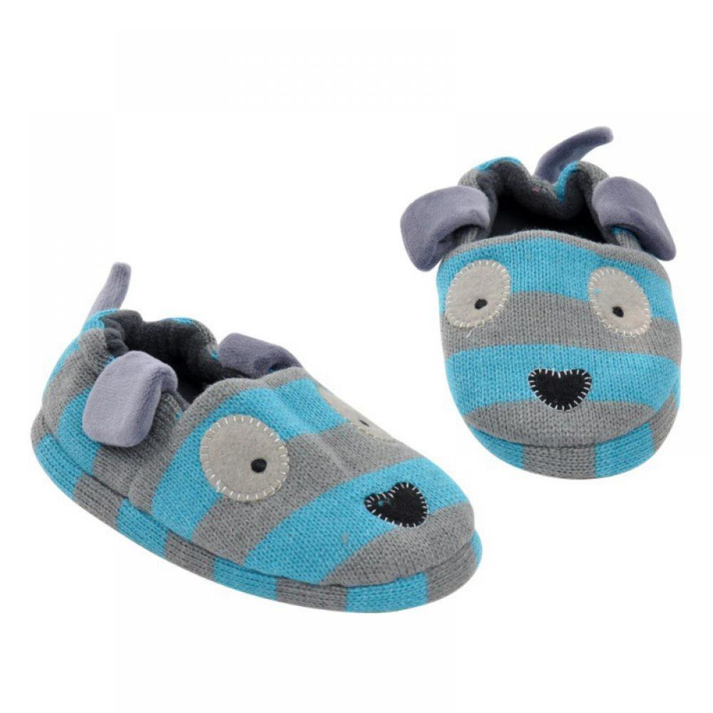 Cute Kids Baby Boys Girls Indoor Slippers Cotton Warm Bedroom Slippers Anti-Slip Shoes Warm Shoes - image 4 of 7