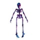 thumbnail image 2 of Imán para nevera con esqueleto articulado y articulado para Halloween, con diseño de calavera y articulaciones móviles, ideal para decorar la cocina, la oficina o el armario., 2 of 4