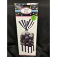 thumbnail image 2 of 10 Black and White Striped Cellophane Treat Bags Twist Ties Loot Candy for Party, 2 of 3