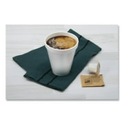 Dart Foam Drink Cups, 12 oz, Squat, White, 1,000/Carton