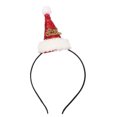 thumbnail image 5 of Paquete de 2 diademas navideñas, diademas con gorro de Papá Noel con astas de reno para fiestas navideñas (estilo 3) Sailing Electrónica, 5 of 5