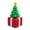 B, variant on Dserhfy 3D Printed Christmas Ornament Pop-Up Box Fidget Toy Xmas Tree Clicker Spinning Top Stress Relief Toy for Festive Desktop Decoration