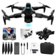thumbnail image 1 of Drones con motor sin escobillas WJSXC con cámara ESC, resistencia al viento, modo sin cabeza, control por gestos, dron FPV para adultos, dron RC para principiantes, cuadricóptero A, 1 of 5