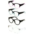 thumbnail image 2 of 4 Pairs Women Oversized Bold Round Reading Glasses - Clear Readers - DR10 +2.75, 2 of 5