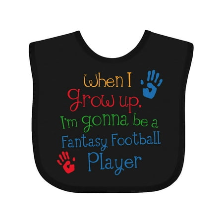 

Inktastic Fantasy Football Player Future Gift Baby Boy or Baby Girl Bib
