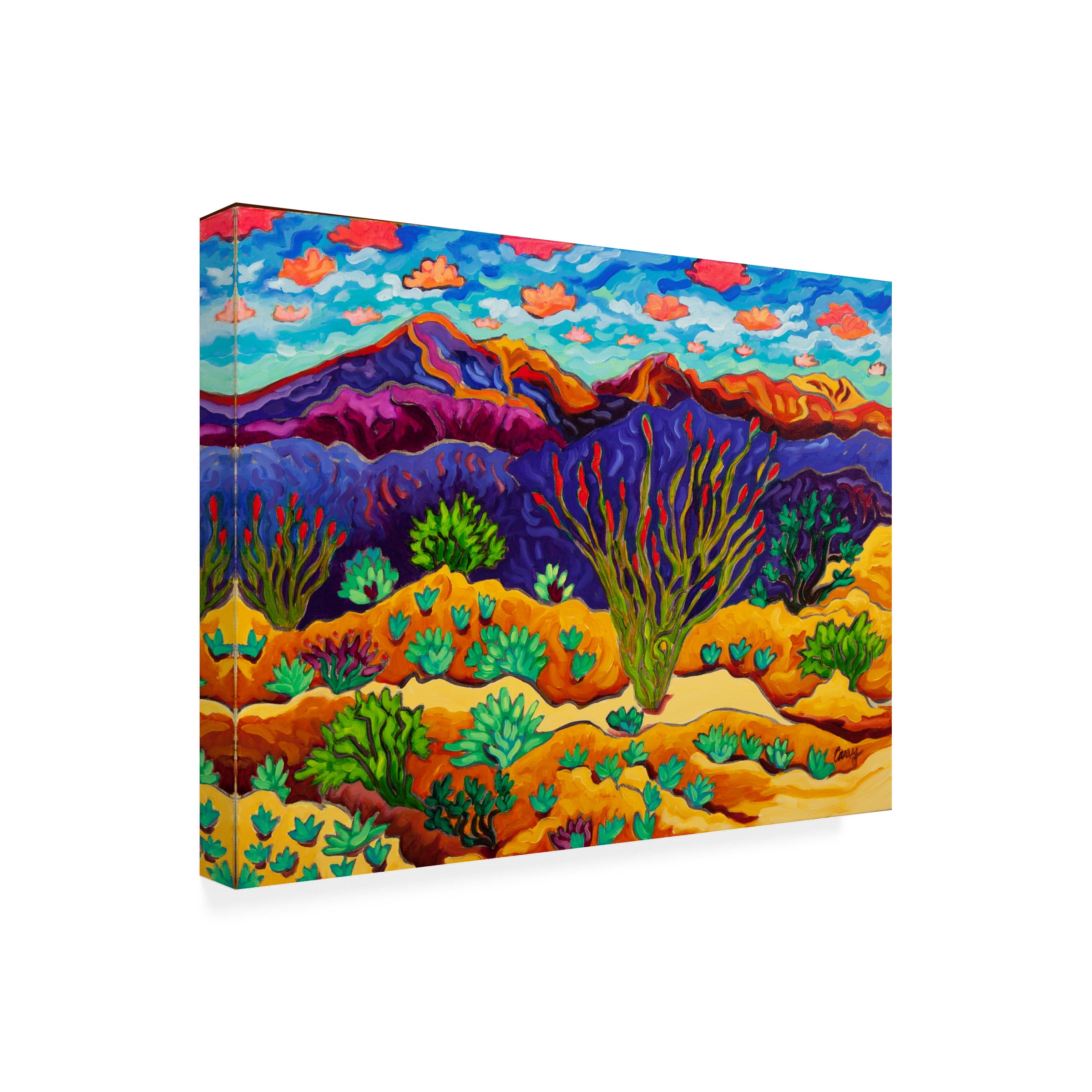 Cathy Carey 'Beginning of a Journey' Canvas Art