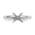 thumbnail image 4 of 14k White Gold 1.5ct. Heavy-Weight 4-Prong Solitaire Mounting, 4 of 6