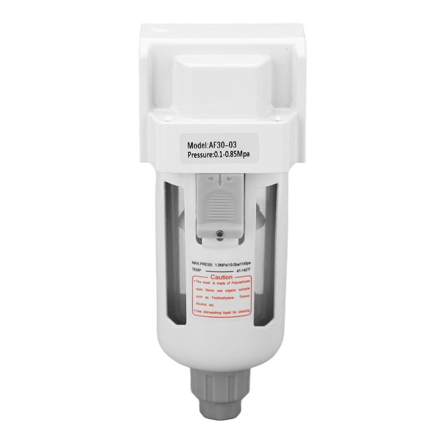 Filtro de aire G3/8 pulgadas con manómetro Regulador de aire comprimido Función de drenaje de 0,1 a 0,85 Mpa
