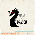 thumbnail image 4 of Inktastic Always Be a Dragon Girls Toddler Dress, 4 of 5