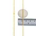 thumbnail image 5 of Nuragold 14k Real Yellow Gold Cuban Curb Link 2.5mm Chain Necklace (16"-26") Italian Jewelry for Men & Women, 5 of 11
