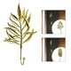 thumbnail image 5 of Gancho de pared con forma de hoja de oro, 3 diseños, para colgar abrigos, toallas y puertas, hojas tropicales Estilo 3, 5 of 9
