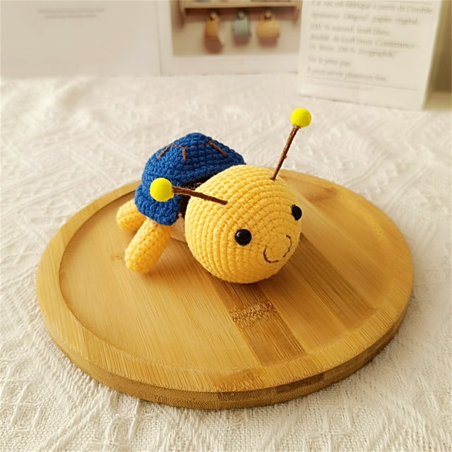 Clearance Deals Today Prime Turtle Bee Crochet Kit for Beginners - Diy and Complete Crochet Kit for Beginners, Experts, Adults and Kids, Multicolor Beginner Set Includes Yarn, Hook,