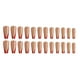 thumbnail image 2 of Seitruly Uñas postizas de ataúd, estilo francés clásico, uñas a presión, cubierta completa, punta de uñas, pegatinas de manicura de viscosidad Arte de uñas tipo 33 Seitruly CE012296-33B, 2 of 6