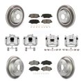 thumbnail image 1 of Transit Auto Front Rear Disc Brake Caliper Coated Rotors and Semi-Metallic Pads Kit (10Pc) for Car 2013-2016 Jeep Wrangler with 332mm Diameter Rotor KCG-101096S, 1 of 11