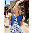 thumbnail image 6 of Lanbubble Girls Dresses Sleeveless Summer Dress with Cardigan for Kids Casual, 7-8 Years, 6 of 9