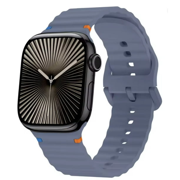 Correa Sport de Silicona Para Apple Watch, Compatible con Todas Las Series: 1,2,3,4,5,6,7,8,9,10,SE,ULTRA