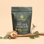 Sunwarrior Organic Be Well Matcha Mushroom Powder 90g Pouch (30 SRV)