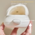 thumbnail image 2 of Pantuflas para perro con ojos grandes, antideslizantes, ligeras, regalos para hombres y mujeres (blanco 38-39), 2 of 3