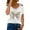 Multicolor, variant on asdoklhq Juniors Plus Tops & T-Shirts,Women Print T-Shirt Short Sleeve Lace Splicing Cold Shoulder V Neck Tops Summer Casual Blouse