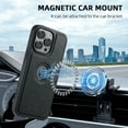thumbnail image 3 of Allytechgroup Magnetic Compatible with iPhone 13 Pro Max case, Slim Lightweight Comaptible with Magsafe Support Magnetic Car Mount Anti-Scratch Protective Bumper for iPhone 13 Pro Max, Black, 3 of 7