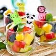 thumbnail image 4 of Food Fruit Fork Picks for Kids Cute Animals Bento Box Decor ForksCake Little Forks Dessert Forks, 4 of 5