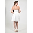 thumbnail image 3 of Vestido corto Strapless Roman Fashion /Juvenil, 14719 (Blanco) blanco G, 3 of 7